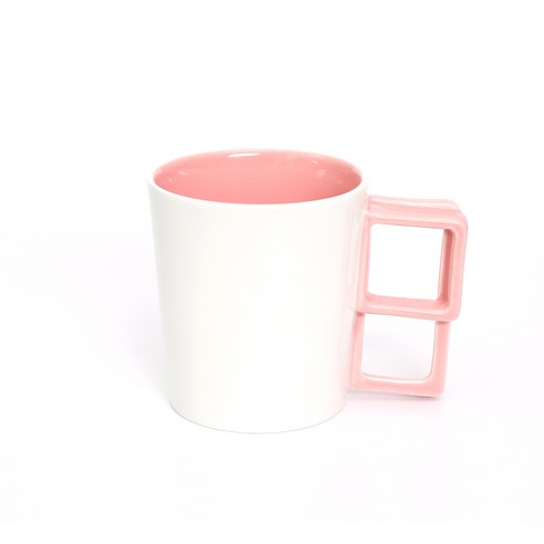 까사무띠 레아 지오 머그 325ml, 핑크, 1개