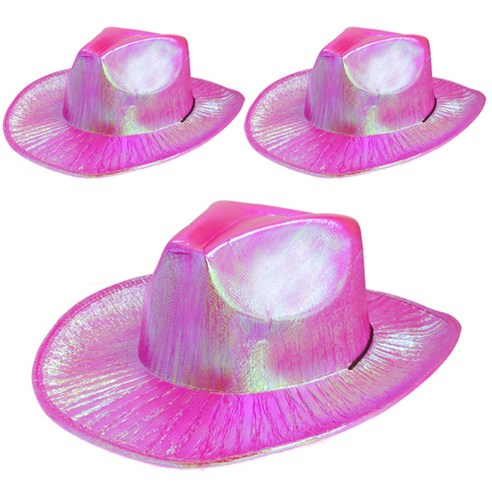 리빙다 홀로그램 카우보이 모자, 푸치샤, 3개