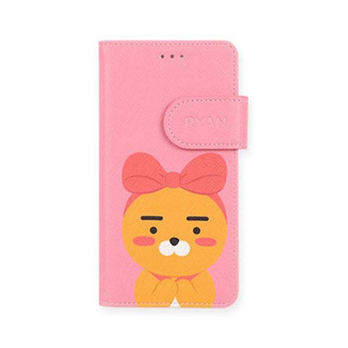 카카오프렌즈 하트 컬러 다이어리 휴대폰 케이스