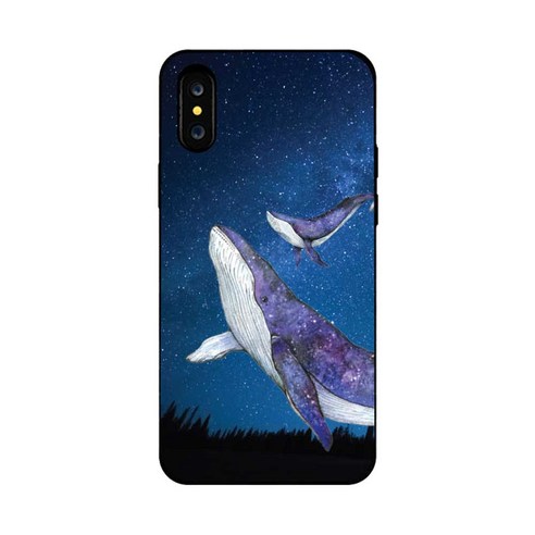 고래 마그네틱 도어 범퍼 휴대폰 케이스