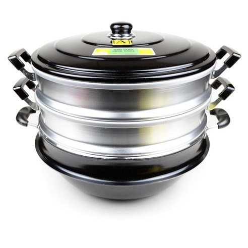 쿡앤쿡 킹스타 3단 찜솥, 46cm