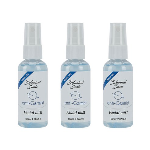 보태니컬베이직 안티저미스트 페이셜 미스트, 60ml, 3개
