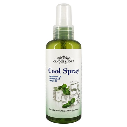 캔들앤솝 피부에 뿌리는 쿨스프레이 바디미스트 페퍼민트향, 150ml, 1개