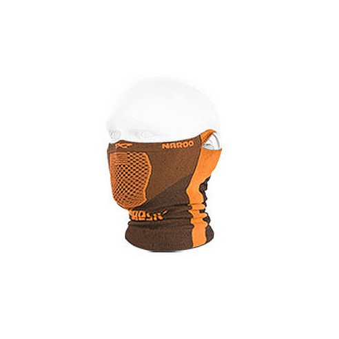 나루 X5 레저 스포츠 사계절용 기능성 마스크, 그레이 + 오렌지