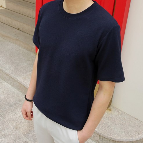 머시따 엠보 반팔티셔츠