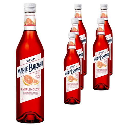 마리브리자드 자몽 시럽, 700ml, 6개