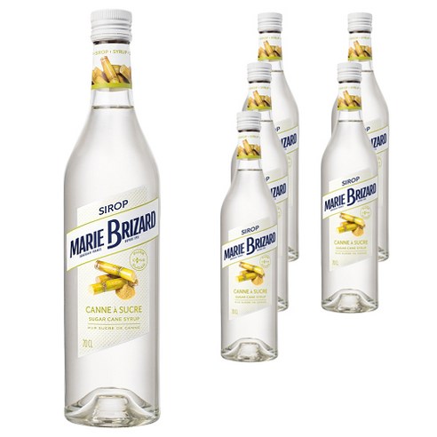 마리브리자드 시럽, 700ml, 사탕수수, 6개