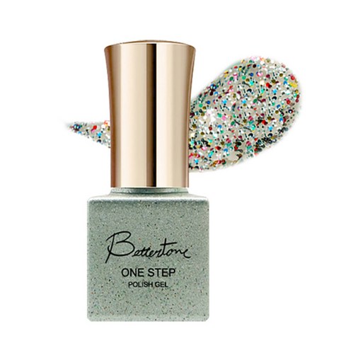아이빛 베러톤 원스텝 네일 컬러 젤 6ml, BTO-43 알록달록, 1개