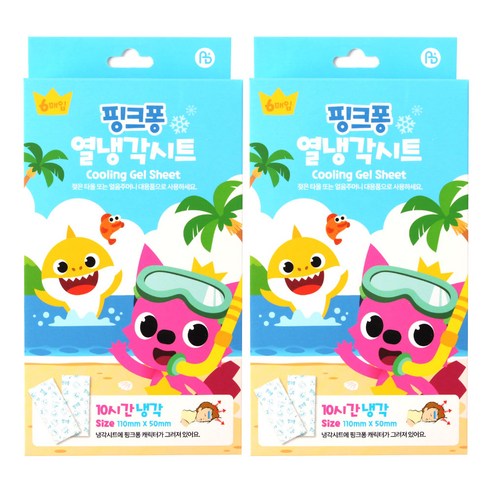 아텍스 핑크퐁 열냉각시트, 6개입, 2개