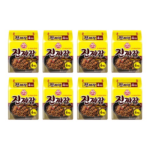오뚜기 진짜장 멀티팩, 135g, 32개