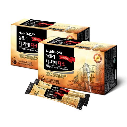 뉴트리디데이 디카페 다크 다이어트 아메리카노 맛, 1.5g, 180개