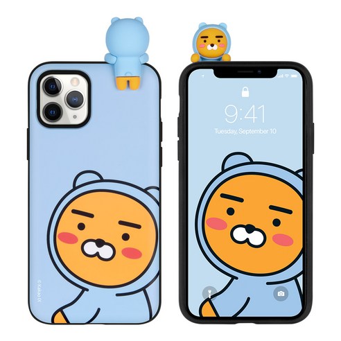 카카오프렌즈 피규어 마그네틱 도어 범퍼 휴대폰 케이스