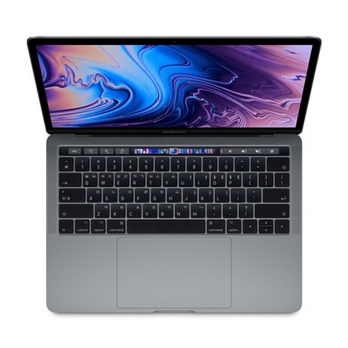 Apple 맥북 프로 터치바 13 8세대 2019년 스페이스 그레이 Z0WQ (i5-2.4GHz quad-core 맥OS), 포함, SSD 256GB, 16GB
