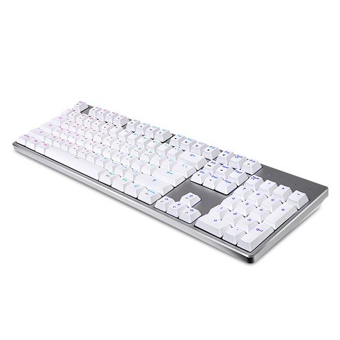 게이트론 RGB 게이밍 광축 유선키보드, GK700, 실버 청축