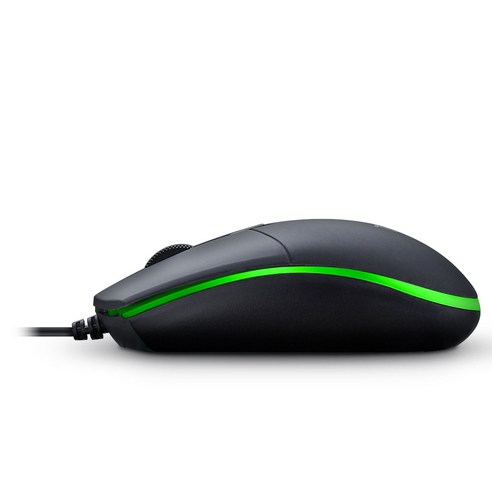 TG삼보 하이브리드 저소음 게이밍 유선 마우스, TG-M1100L, 혼합색상
