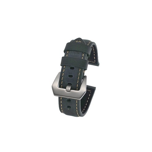 비쉐르 갤럭시 액티브 1/2/워치3 20mm 펜타곤 버클 레더 밴드 스트랩 (40/41/42mm 호환 가능), 버클(실버), 스트랩(다크블루), 1세트