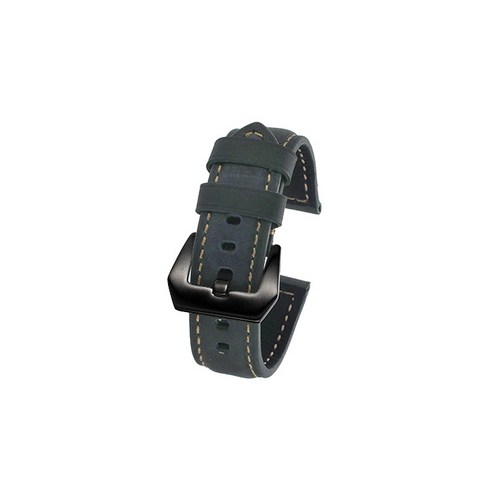 비쉐르 갤럭시 액티브 1/2/워치3 20mm 펜타곤 버클 레더 밴드 스트랩 (40/41/42mm 호환 가능), 버클(블랙), 스트랩(다크블루), 1세트