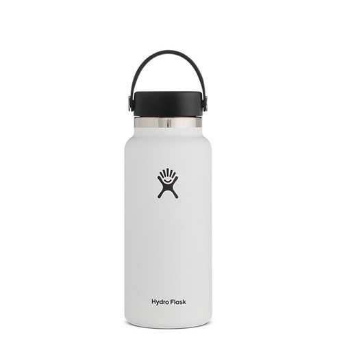 하이드로플라스크 스탠다드 마우스 보온 보냉 텀블러 V2, 화이트, 946ml