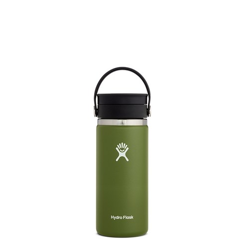 하이드로플라스크 커피리드 마우스 보온 보냉 텀블러, 올리브, 473ml