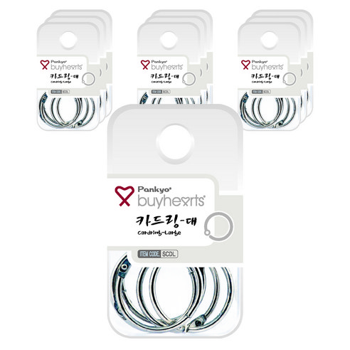 바이하츠 실버 카드링 대 SCDL 6p, 30mm, 10개