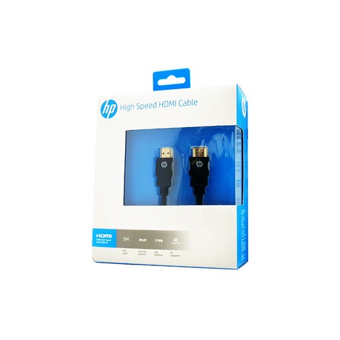 HP HDMI Cable Ver2.0 AV케이블 골드, 1개, 5m