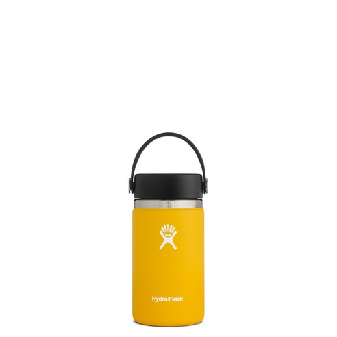 하이드로플라스크 와이드 마우스 보온 보냉 텀블러, 선플라워, 354ml