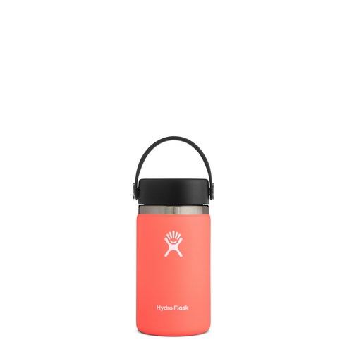 하이드로플라스크 와이드 마우스 보온 보냉 텀블러, 히비스커스, 354ml