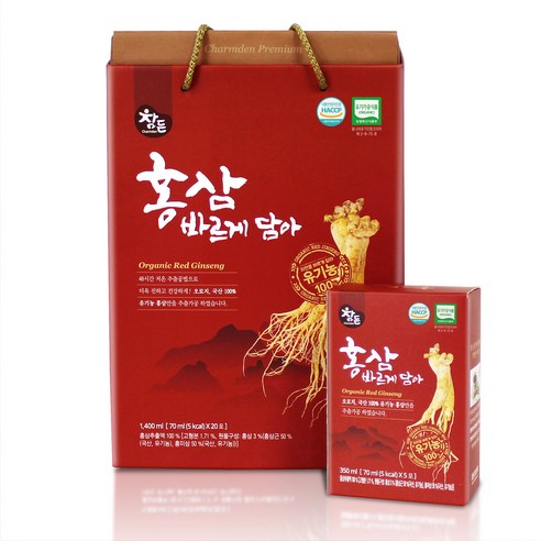 참든 홍삼 바르게담아, 20개, 70ml, 70ml