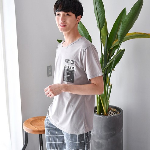 코코드림 남성용 반팔 잠옷 상하세트