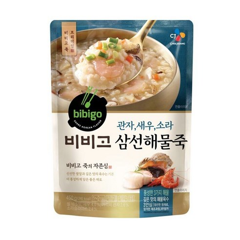 비비고 삼선해물죽, 450g, 1개