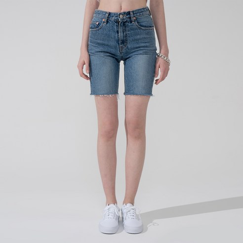 레이디볼륨 여성용 Deep blue half pants