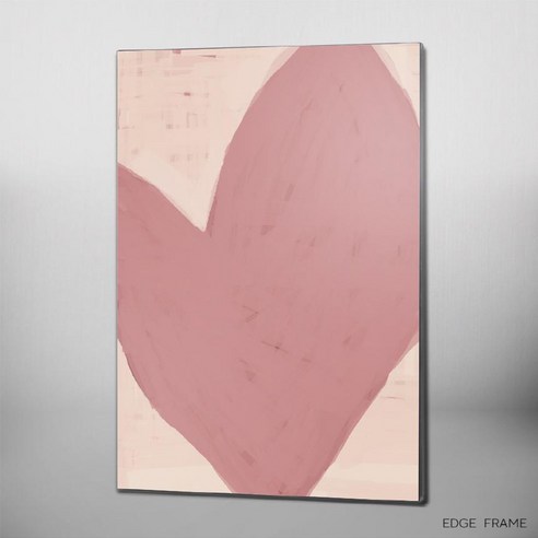 RYMD PINK HEART 엣지 액자, 혼합색상