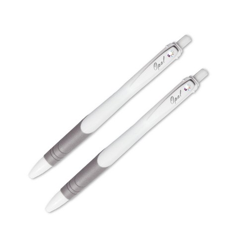 제브라 럭키 스톤 탄생석 볼펜 0.7mm, 10월 오팔, 2개