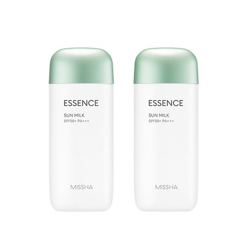 미샤 올 어라운드 세이프 블록 에센스 선 밀크 SPF50+ PA+++, 2개