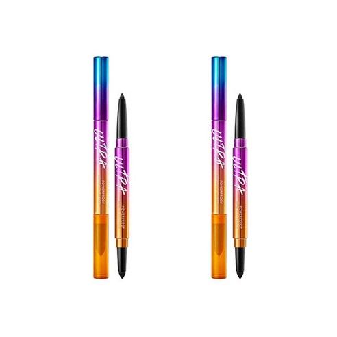 미샤 울트라 파워프루프 펜슬 라이너 0.2g, 블랙, 2개