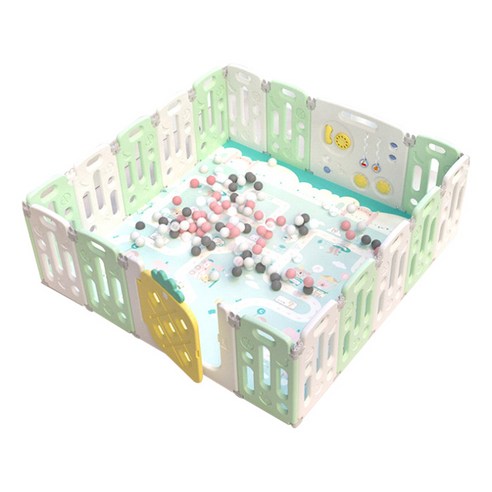 끌라로 베이비룸 안전문세트 18p 민트 PA-2P16MT