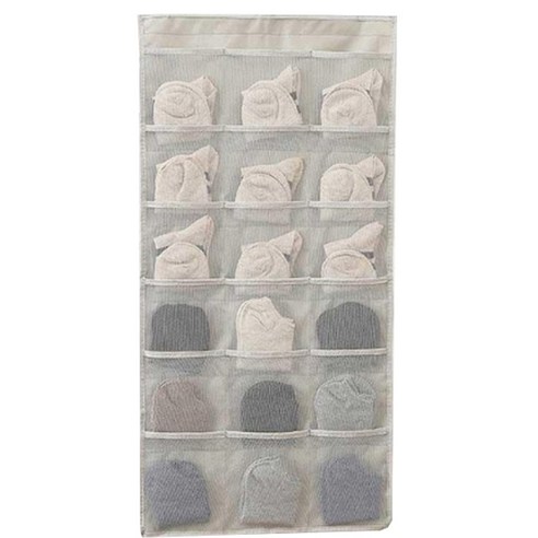 행거용 부직포 옷걸이 포켓 B type, 베이지, 1개