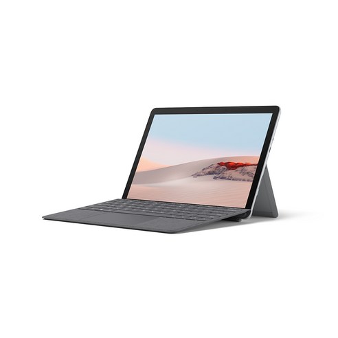 마이크로소프트 2020 Surface Go2 10.5 + 라이트차콜 타입커버 패키지, 플래티넘, 펜티엄, 128GB, 8GB, WIN10 Home, STQ-00009