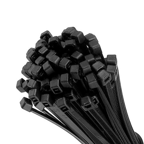  화홍 구성붓 948, F 7호, 1개 문구/오피스 단단 케이블타이 흑색 300mm, BLACK, 500개