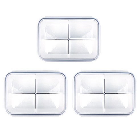 제오닉 나눔 찬통 4칸 1100ml, 3개