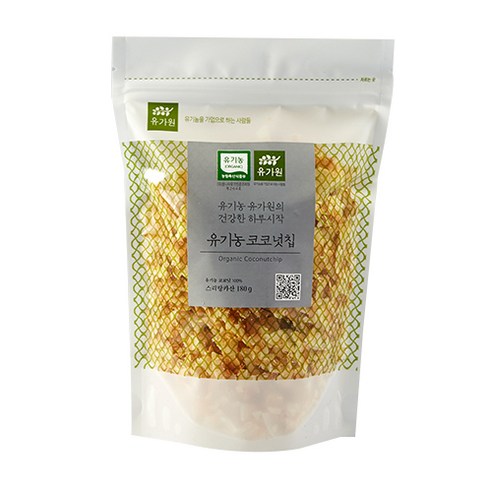 유가원 유기농 코코넛칩, 180g, 1개