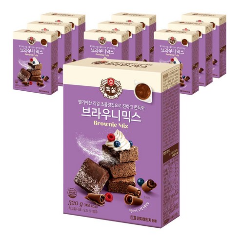 백설 브라우니 믹스, 320g, 10개
