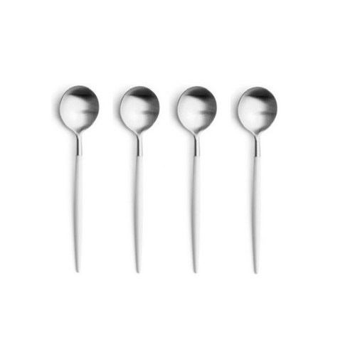 큐티폴 고아 커피 티스푼, 화이트, 4개