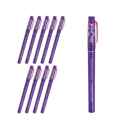 파이롯트 프릭션 파인라이너 0.45mm SFFL-12F, 바이올렛, 10개