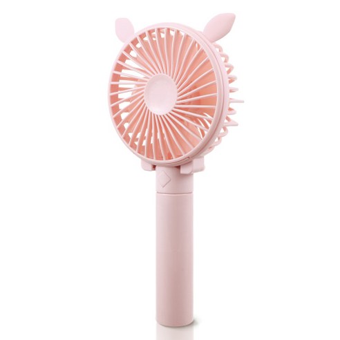 씨티오 스탠디 탁상용 무선선풍기, H-9, 핑크