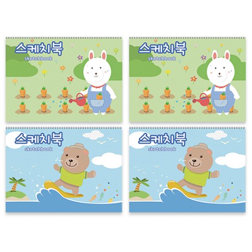 아트모아 스케치북 2종, 345 x 248 mm, 26매, 4개