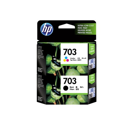 HP HP703 잉크 세트, 혼합색상, 1세트