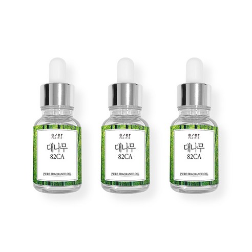 아제르퍼시픽 프래그런스 CPL 아로마 프리미엄 오일 30ml x 3p + 시향지 랜덤발송 3종 세트, 베이비화이트(77CA)
