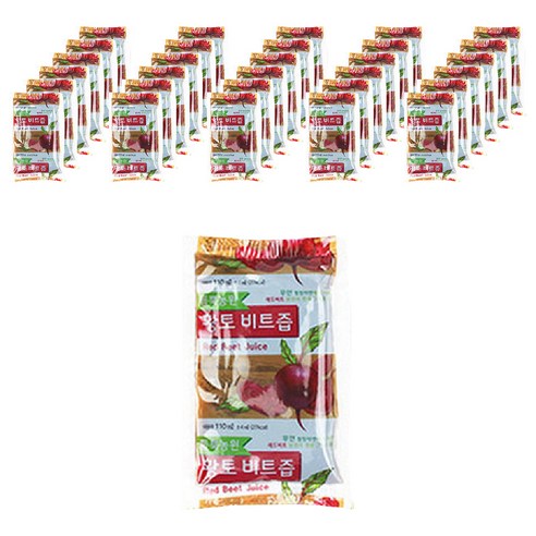 듬뿍농원 레드비트즙, 110ml, 50개