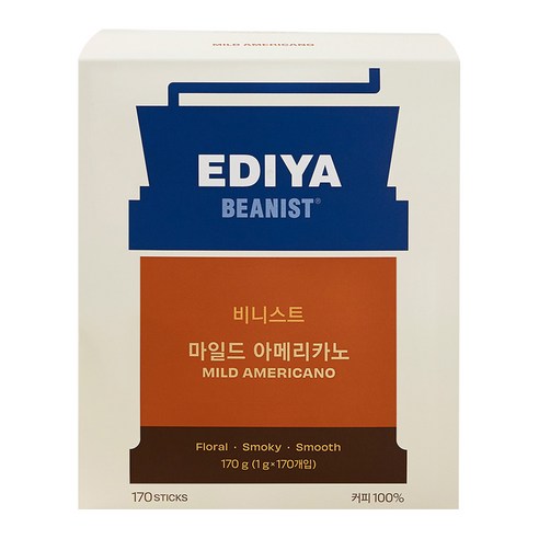 이디야 비니스트 마일드 원두커피믹스, 1g, 170개입, 1개